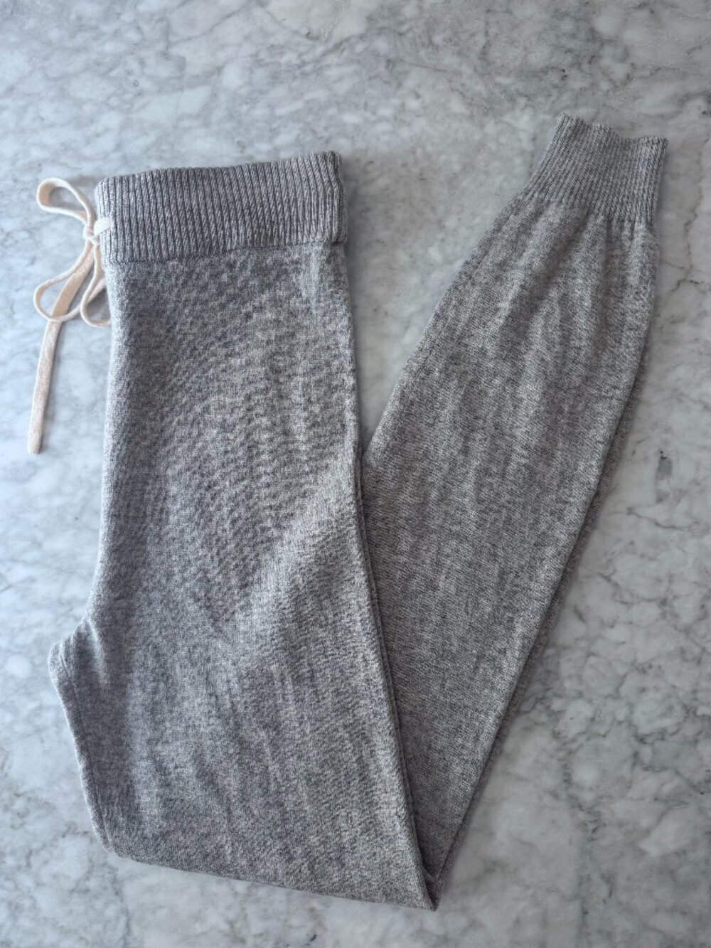 Summersalt The Coziest Cashmere Wool Blend Joggers Gray Size Small S Drawstring